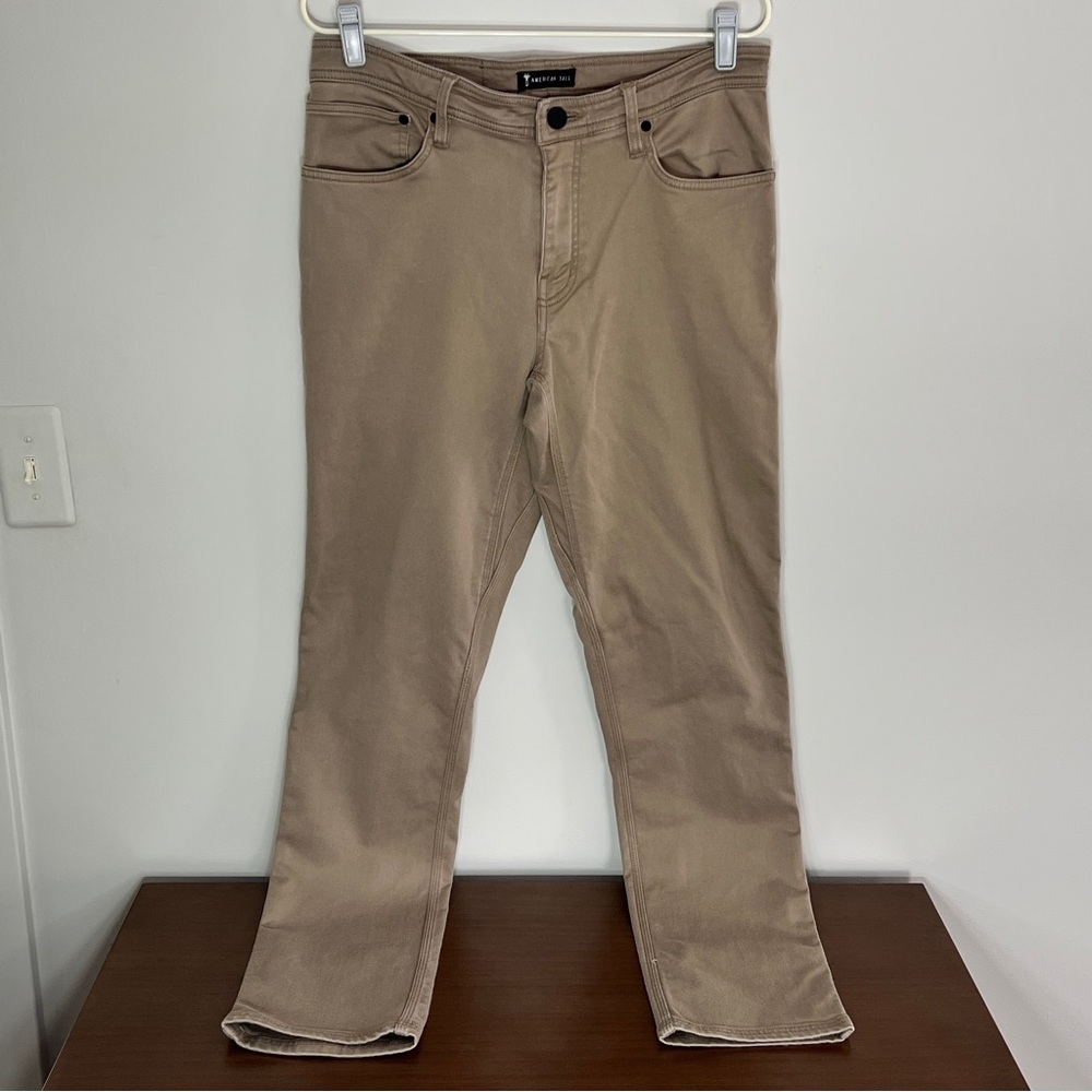 American Tall Men’s Stretch Pants – Tan, 34x34